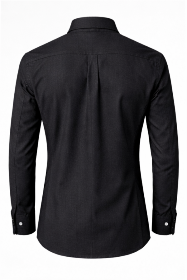 SLIM FIT BLACK SHIRT