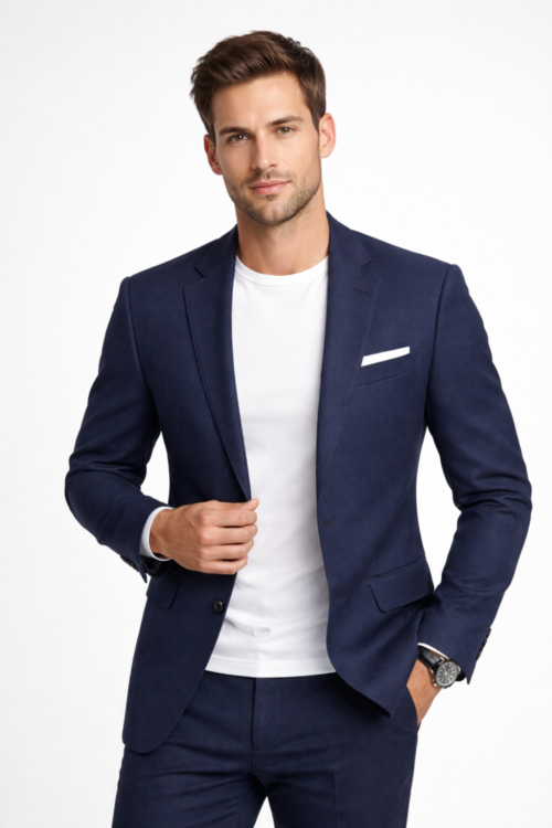 MODERN NAVY SUIT BLAZER