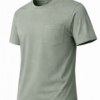 SAGE GREEN POCKET T-SHIRT