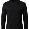 BLACK KNIT SWEATER