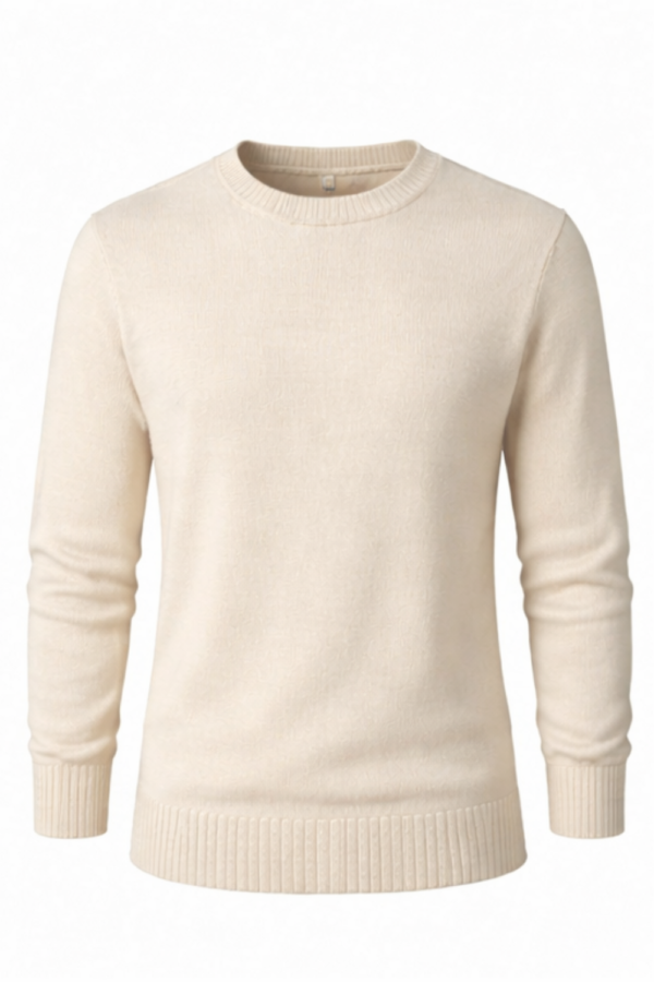 CREAM CLASSIC SWEATER