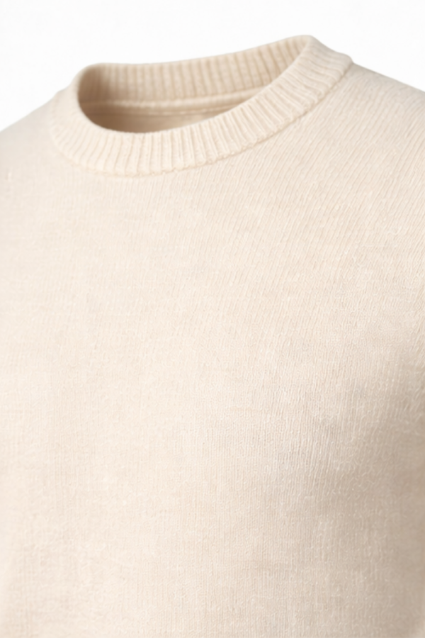 CREAM CLASSIC SWEATER