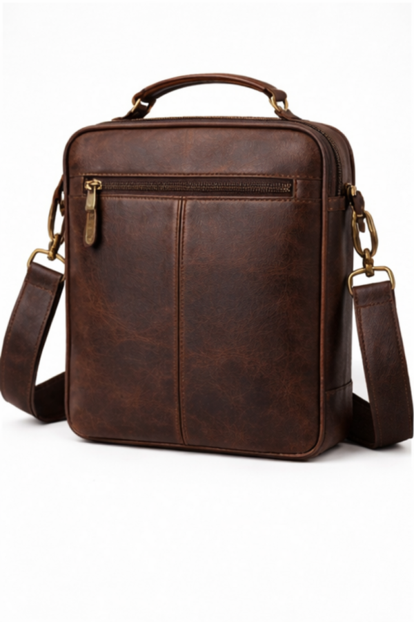 VINTAGE LEATHER CROSSBODY BAG