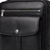 MODERN BLACK LEATHER BAG