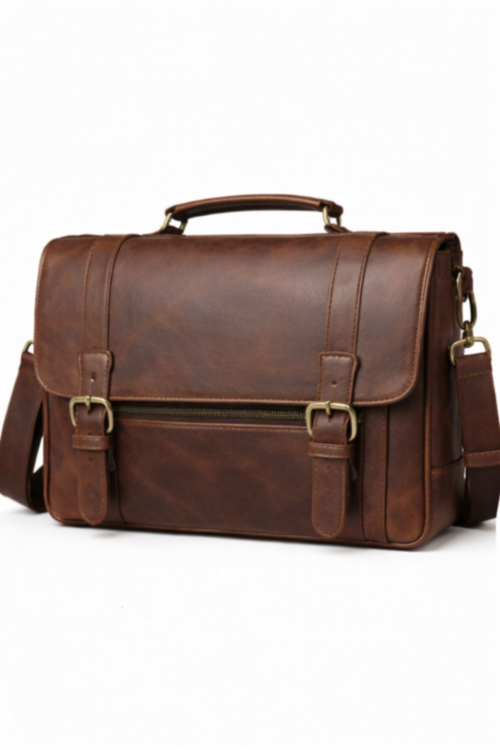 HERITAGE LEATHER MESSENGER BAG