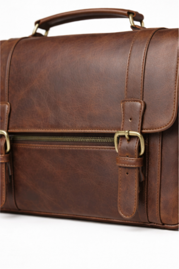 HERITAGE LEATHER MESSENGER BAG