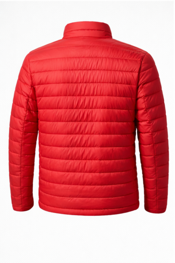 ULTRA LIGHT RED PUFFER JACKET