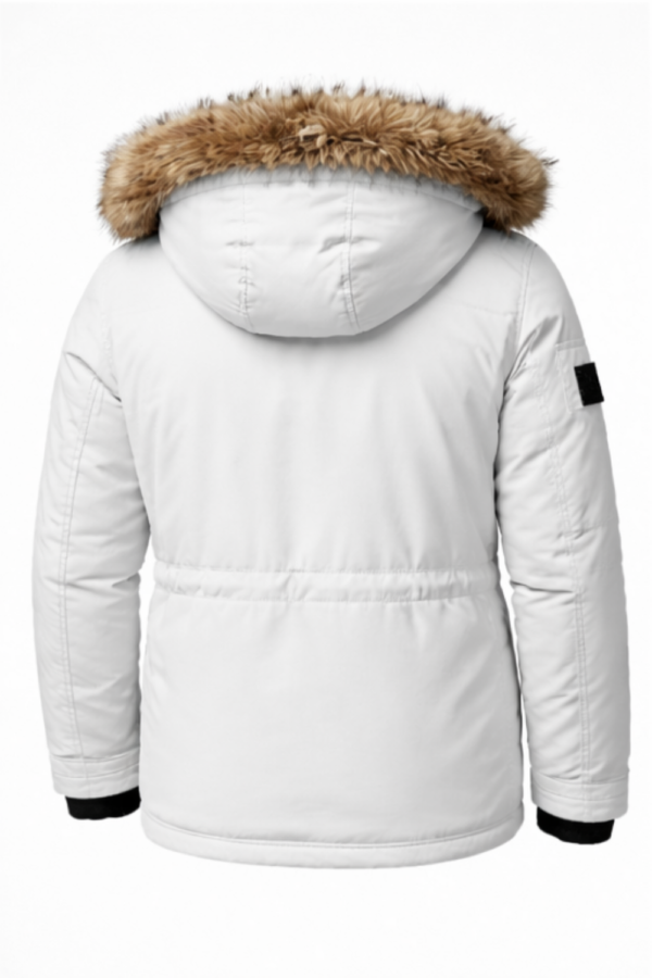 ARCTIC WHITE PARKA JACKET