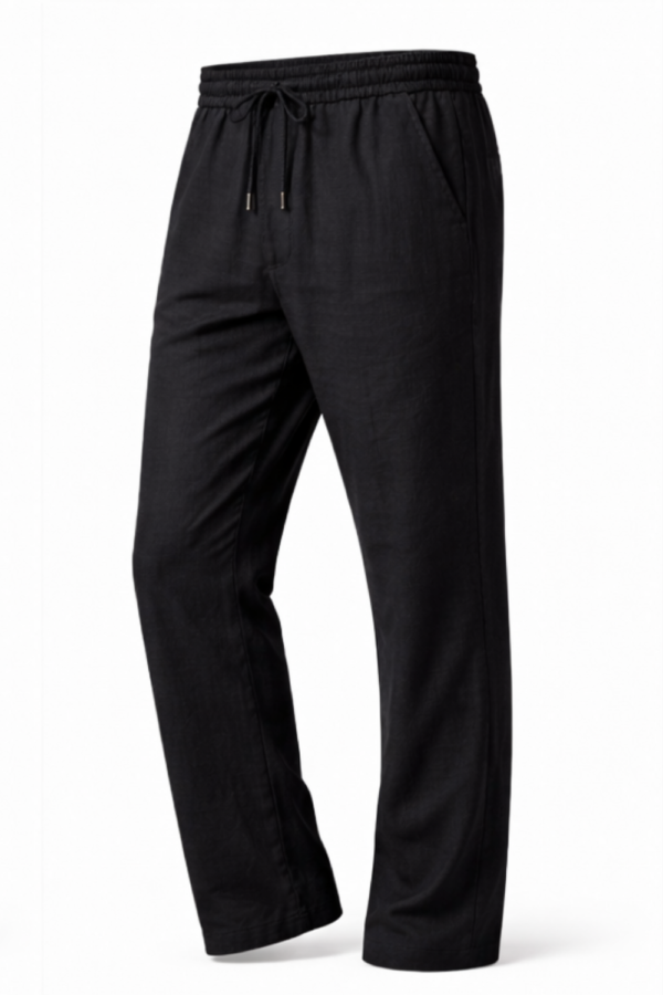 CLASSIC BLACK JOGGER TROUSERS
