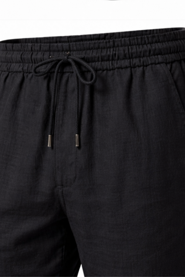 CLASSIC BLACK JOGGER TROUSERS