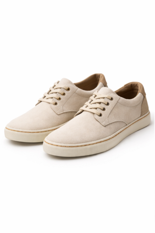 BEIGE CASUAL SNEAKERS