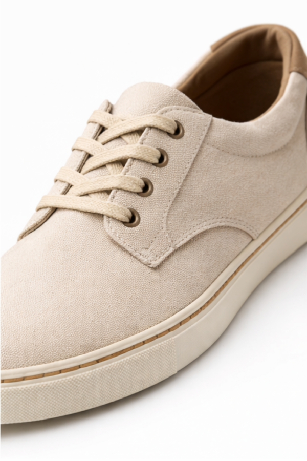 BEIGE CASUAL SNEAKERS
