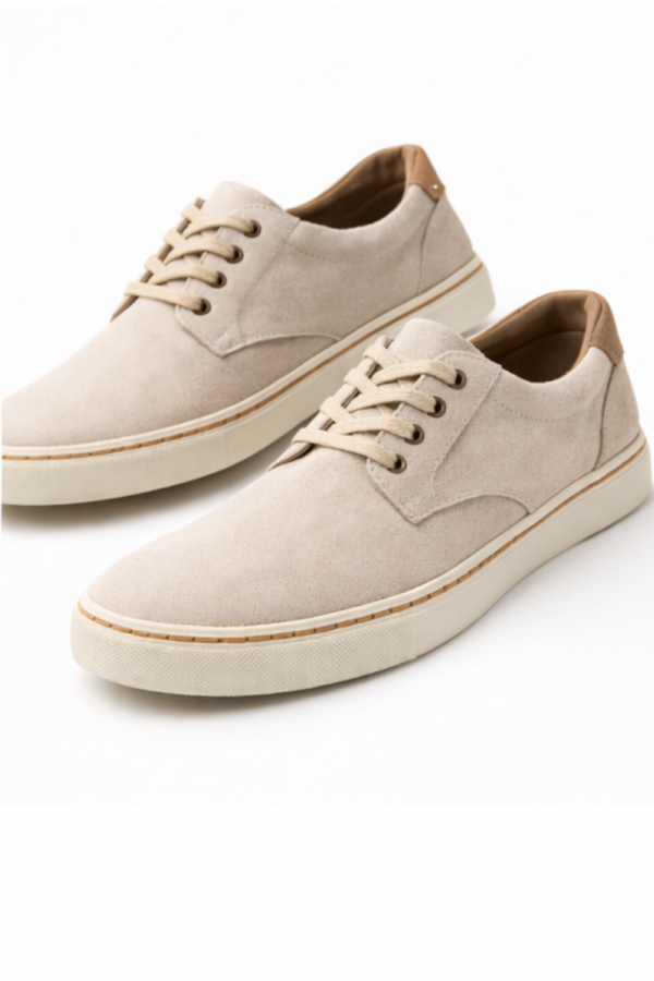 BEIGE CASUAL SNEAKERS